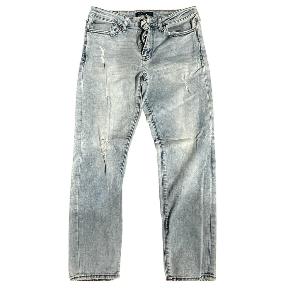 EUC Men's 32/30 Aeropostale Light Wash Distressed Skinny Jeans
